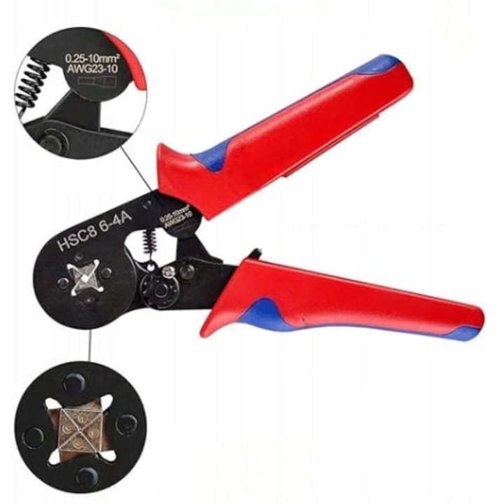 ZACISKARKA DO TULEJEK SZCZYPCE DO ZACISKANIA KOŃCÓWEK PRZEWODÓW PRASKA