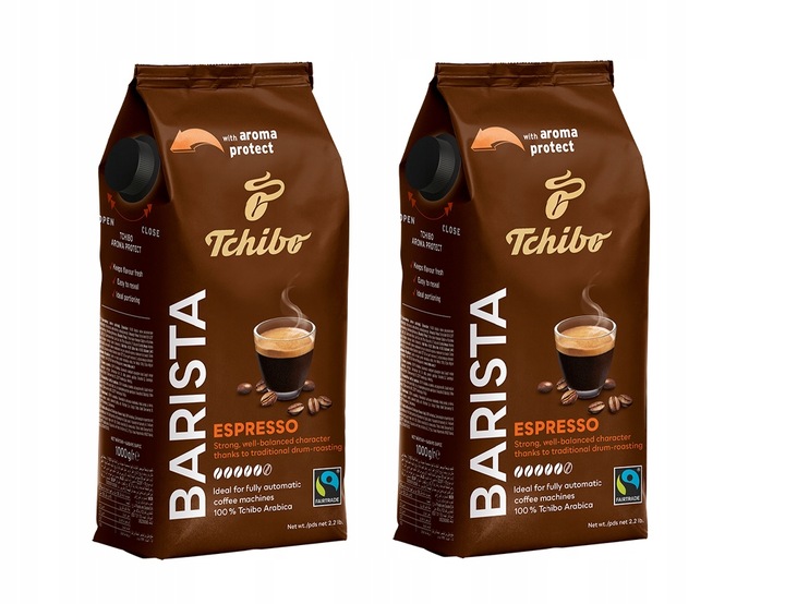 Kawa ziarnista Tchibo Barista Espresso 2 x 1kg