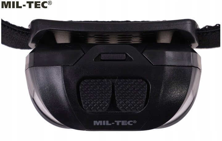 Latarka czołowa czołówka Mil-Tec 200 lumenów LED CREE XPE biała czerwona