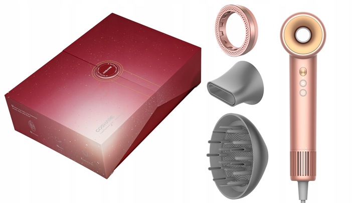 Mocna Suszarka do Włosów COSHARE EssenceRing SuperFlow1 PRO Jonizacja 1600W