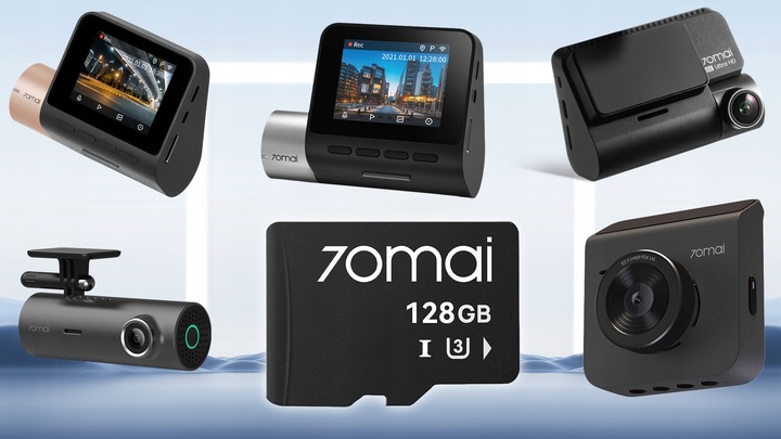 Oryginalna karta pamięci do kamer wideorejestratorów 70mai pojemność 128GB