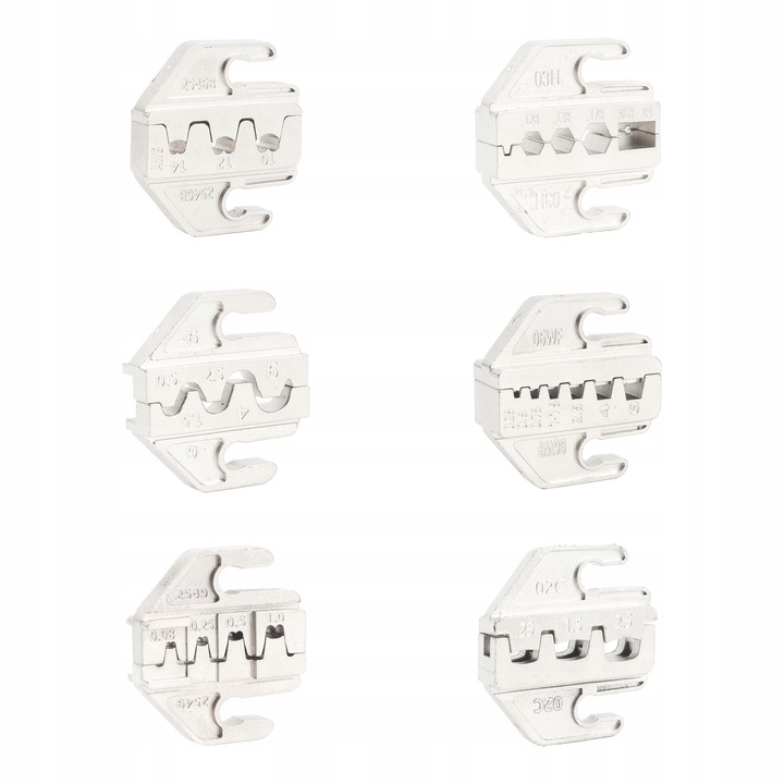 ZESTAW ZACISKARKA KONEKTORÓW 6 MATRYC PRASKA KABLI ZACISKARKA