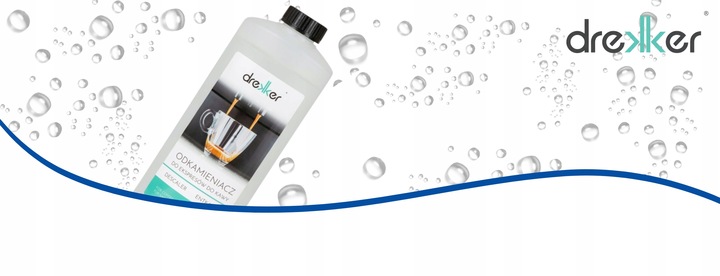 UNIWERSALNY Odkamieniacz w Płynie do Ekspresów Ekspresu 1000ml Drekker