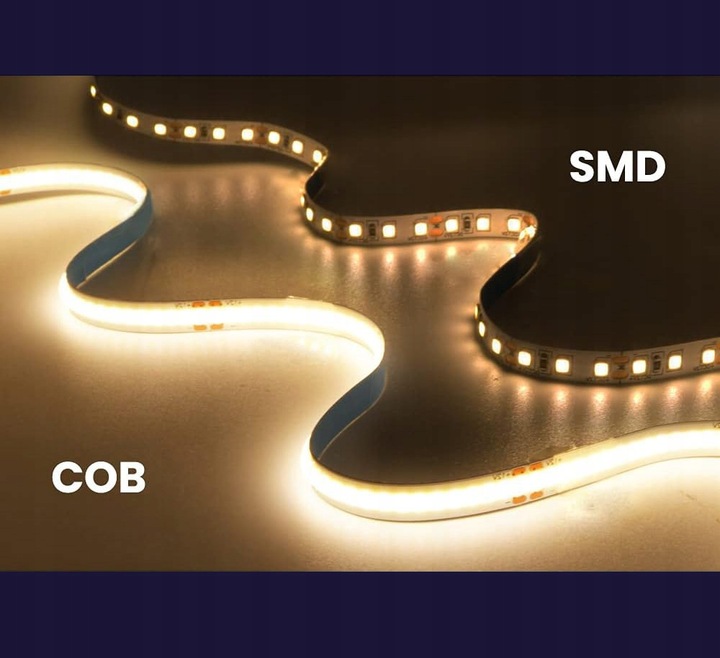 Taśma LED COB Neon 24V 5m 9W/m 480 diod 45W 4000K Neutralna Mocna