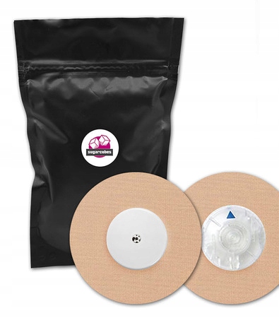 Plastry Freestyle Libre 2 Ochronne beżowe Wodoodporne z Otworem - 5 szt.