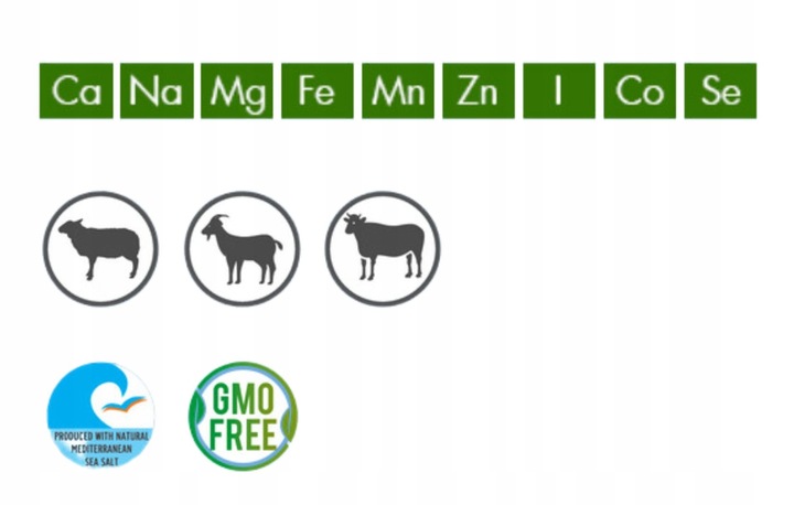 LIZAWKA PRZECIW ROBAKOM pasożytom dla krów owiec kóz koni HERBAL BLOCK 10kg