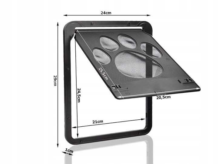 DRZWICZKI DRZWI DLA PSA KOTA WAHADŁOWE PRZEJŚCIE