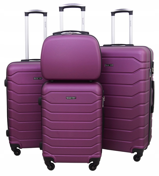 ZESTAW WALIZEK 4w1 WALIZKA PODRÓŻNA NA KÓŁKACH GRAVITT 931