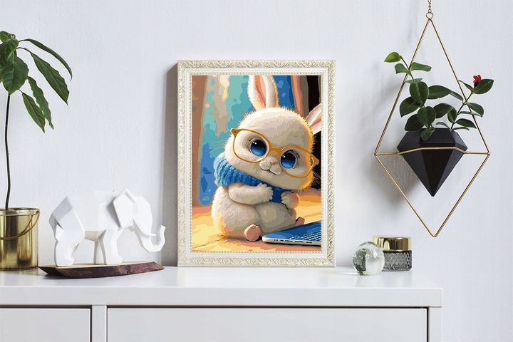 Malowanie Po Numerach Zestaw na Ramie Farby Akrylowe 40x50 cm