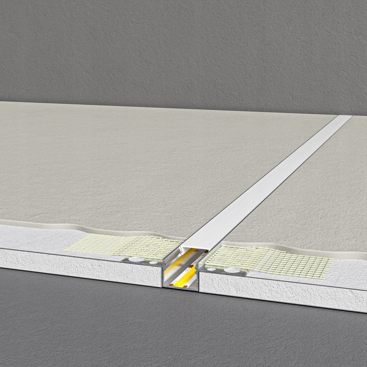 Profil LED Aluminiowy Do Płyt GK Gipsowych Wpuszczany Regips 2m klosz