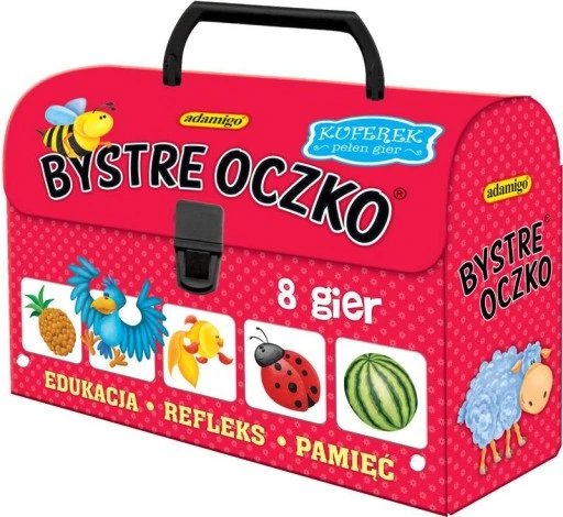 KUFEREK BYSTRE OCZKO - Zetaw edukacyjny, ADAMIGO