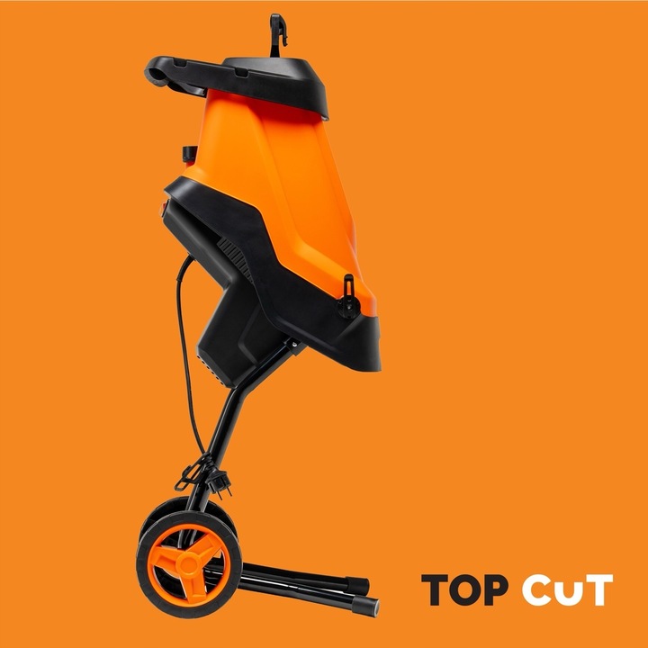 ROZDRABNIACZ DO GAŁĘZI NOŻOWY ELEKTRYCZNY 2600W RĘBAK DO DREWNA WOREK