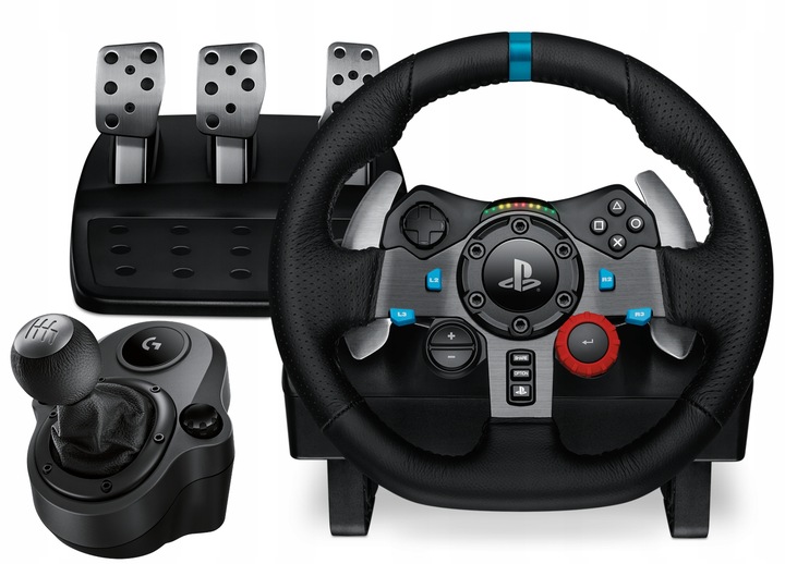 Kierownica Logitech Driving Force G29 PS4 PS5 PC + BIEGI / Skrzynia biegów