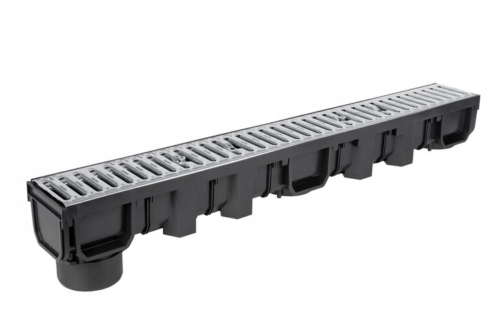 ODWODNIENIE LINIOWE GARAŻU A15 1,5t KORYTKO GRUBY RUSZT METAL H105