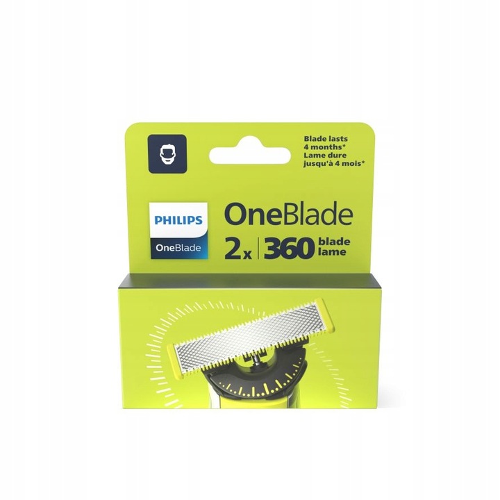 Ostrza wymienne do golarki Philips OneBlade 360 2 szt QP420/50