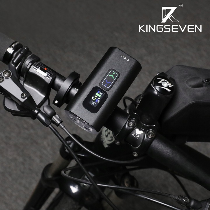 Mocna Lampka ROWEROWA Światło LED przód + tył 2000lm latarka 10000mAh ROWER