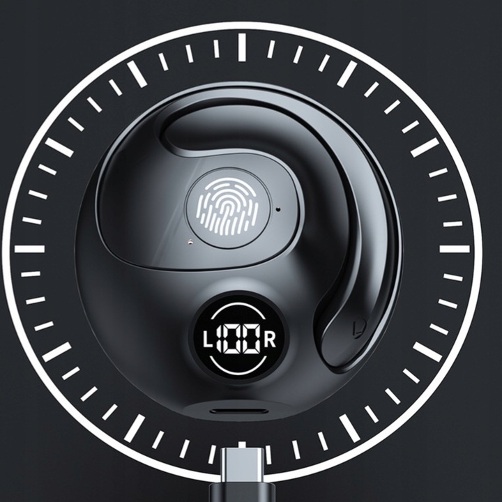 SŁUCHAWKI BEZPRZEWODOWE ZAUSZNE JR07 DO BIEGANIA i ROWER