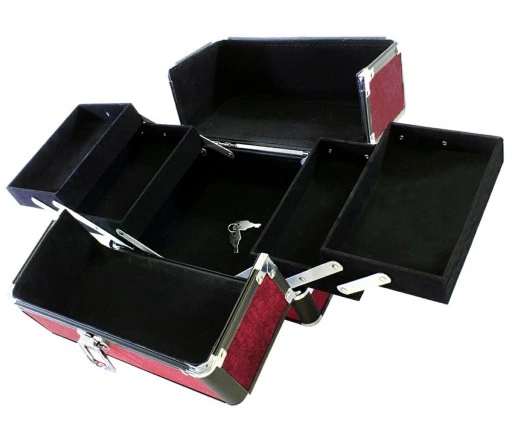 Kuferek kosmetyczny kufer na lakiery kosmetyki