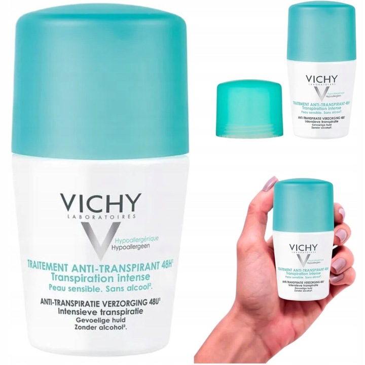 Vichy Antyperspirant w Kulce Przeciw Intensywnemu Poceniu 48h 2x50ml