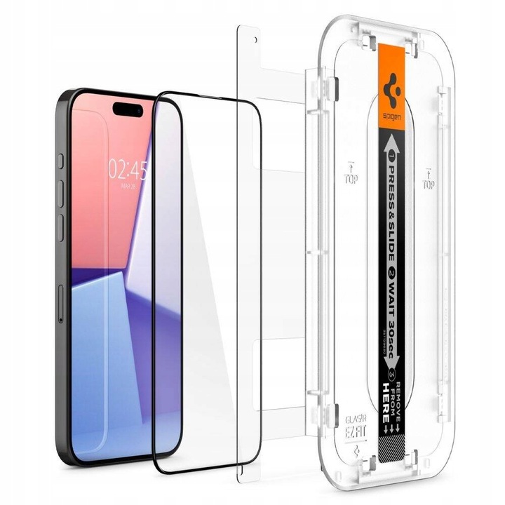 Szkło hartowane Spigen do iPhone 15 Pro, 2P