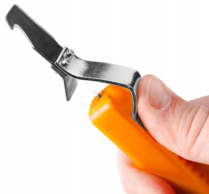 Ściągacz izolacji przewodów kabli z hakiem nóż 8 - 28 mm2 NEO 01-547