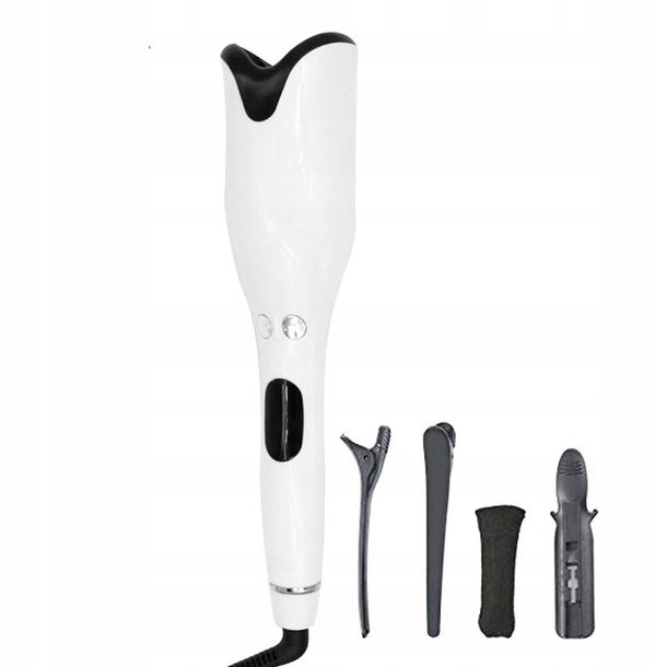 LOKÓWKA DO WŁOSÓW AUTOMATYCZNA SPIN CURL CERAMICZNA FALE WYŚWIETLACZ LCD