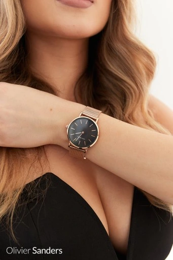 ZŁOTY ZEGAREK DAMSKI NA RĘKĘ NA BRANSOLECIE NA PREZENT DLA MAMY ŻONY 585