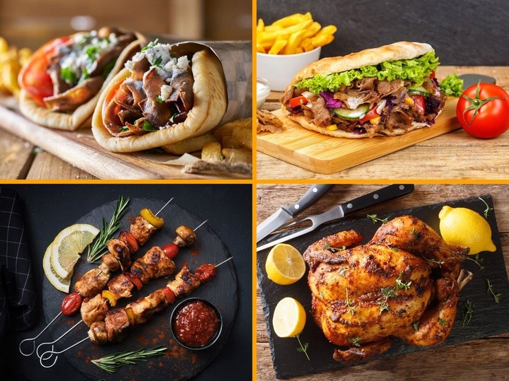 Grill do Kurczaka OPIEKACZ DO KEBABA Pionowy Obrotowy SZASZŁYKI ROŻEN