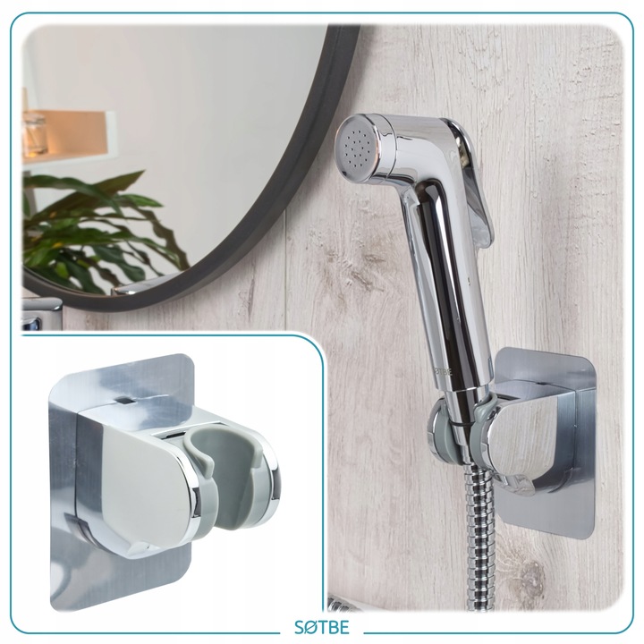 Zestaw bidetowy prysznic słuchawka wąż do baterii umywalkowej Bidetka