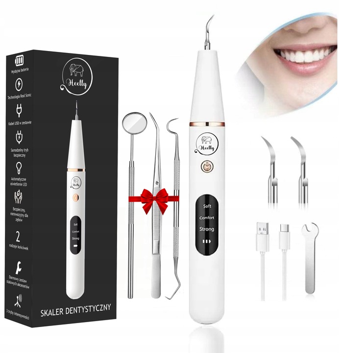 SKALER ULTRADŹWIĘKOWY DO ZĘBÓW DENTYSTYCZNY SMART USUWANIE KAMIENIA