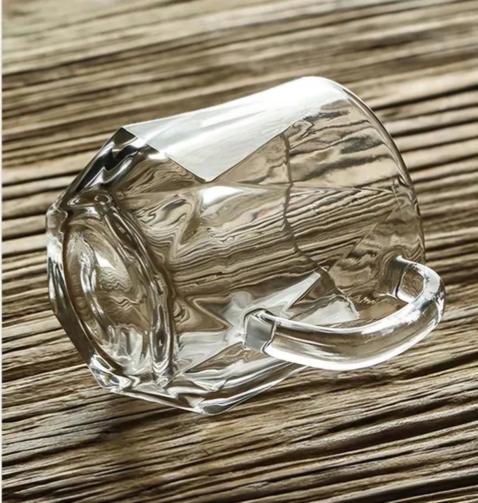 Szklanki do kawy herbaty LUXITO Maks 300ml Komplet szklanek kubków 6szt