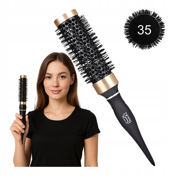 Zestaw Szczotek Fryzjerskich Okrągłych Do Modelowania Włosów Ceramicznych 4
