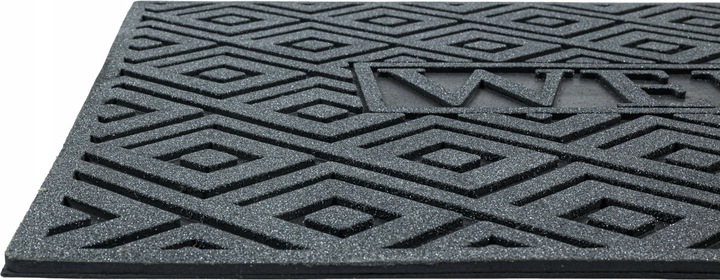 WYCIERACZKA POD DRZWI ZEWNĘTRZNA GUMOWA WEJŚCIOWA WELCOME BŁYSZCZĄCA