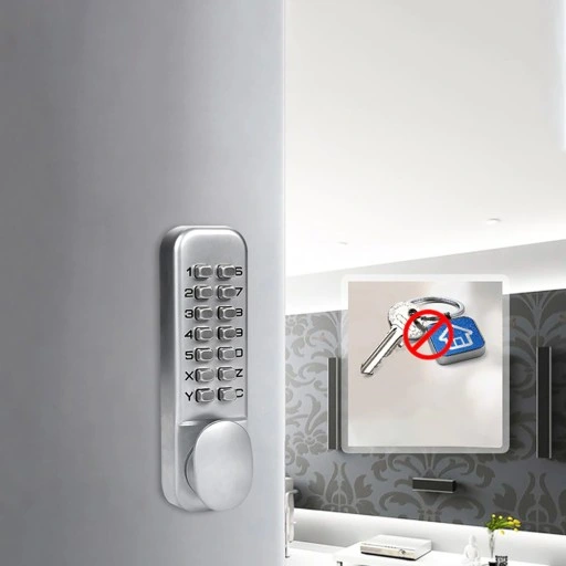 KLAMKA ZAMEK SZYFROWY MECHANICZNY KOD BEZ BATERII