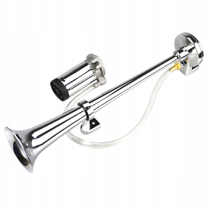 SYGNAŁ KLAKSON PNEUMATYCZNA TRĄBKA FANFARA JAK TIR 139dB Z KOMPRESOREM 12V