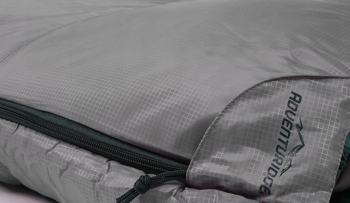 ADVENTURIDGE LEKKI ŚPIWOR KOPERTA KOŁDRA 700g WORKEK KOMPRESYJNY Do -4°C