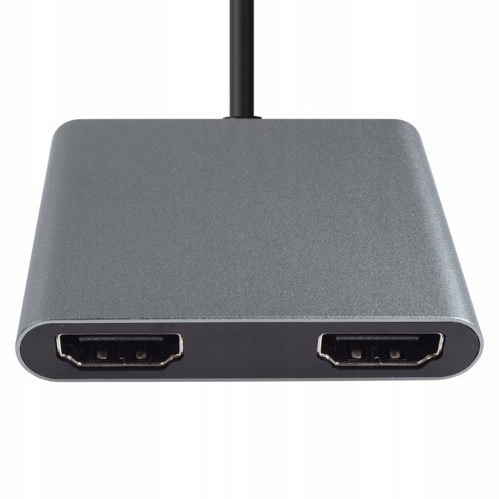 ADAPTER HUB USB C HDMI USB PD PRZEJŚCIÓWKA ROZDZIELA 1 ZŁĄCZE -> 2 MONITORY