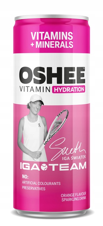24x OSHEE Vitamin Hydration Witaminy + Minerały o smaku pomarańczowym