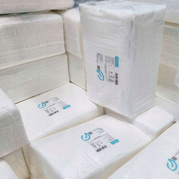 RĘCZNIKi FRYZJERSKIE WŁÓKNINOWE BIAŁE PERFOROWANE FIZELINOWE 70X50 100 SZT