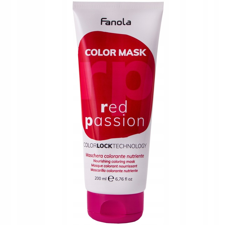 Fanola Color Maska koloryzująca włosy Red 200ml