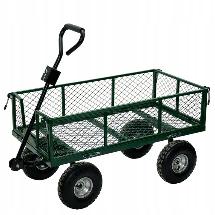 WÓZEK OGRODOWY TRANSPORTOWY DUŻY PRZYCZEPKA BOGIE-TRAX3 ROZKŁADANY DO