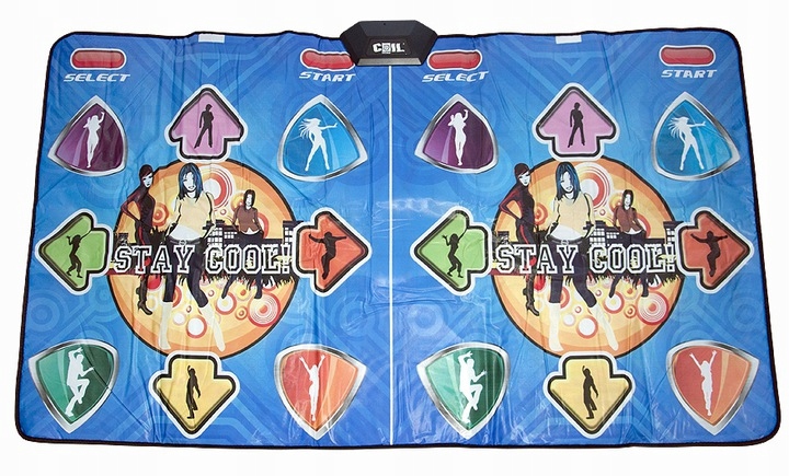 MATA MUZYCZNA PODWÓJNA TAŃCZENIA HDMI BEZPRZEWODOWA DLA DZIECI 32BIT 6W1 TV