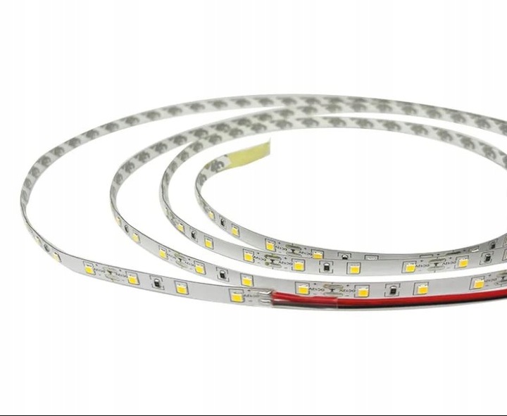 ZESTAW Taśma LED 6500K BIAŁA ZIMNA 5m - TAŚMA+ ZASILACZ+ PILOT+