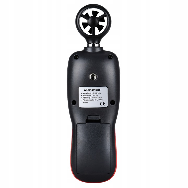 ANEMOMETR WIATROMIERZ POMIAR PRĘDKOŚCI POWIETRZA MIERNIK WIATRU TEMPERATURY
