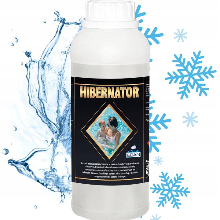 HIBERNATOR 1L PŁYN ZIMUJĄCY DO BASENU CHEMIA BASENOWA NA ZIMĘ