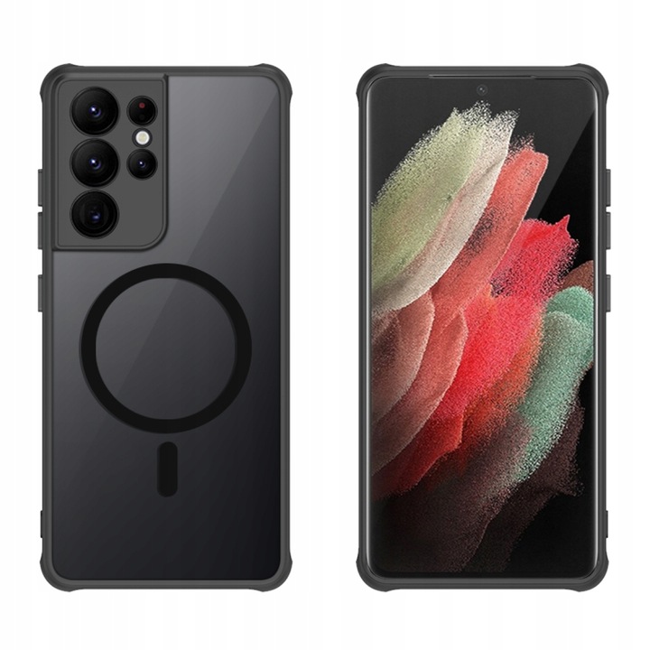 Etui do Samsung Galaxy S21 Ultra, matt case, magnetyczne do Magsafe