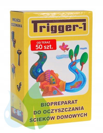 Preparat do szamba proszek Trigger-50 saszetek
