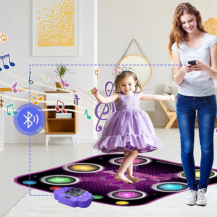 MATA DO TAŃCA INTERAKTYWNA MATA DO TAŃCA RODZIC-DZIECKO BLUETOOTH 5 TRYBY