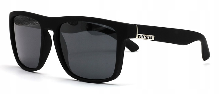 OKULARY PRZECIWSŁONECZNE MĘSKIE POLARYZACYJNE UV 400 ETUI POLARIZED CZARNE