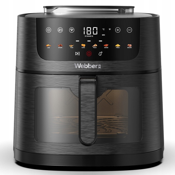 Frytkownica beztłuszczowa 8L Air Fryer Webber 1800W +WIFI +8 programów
